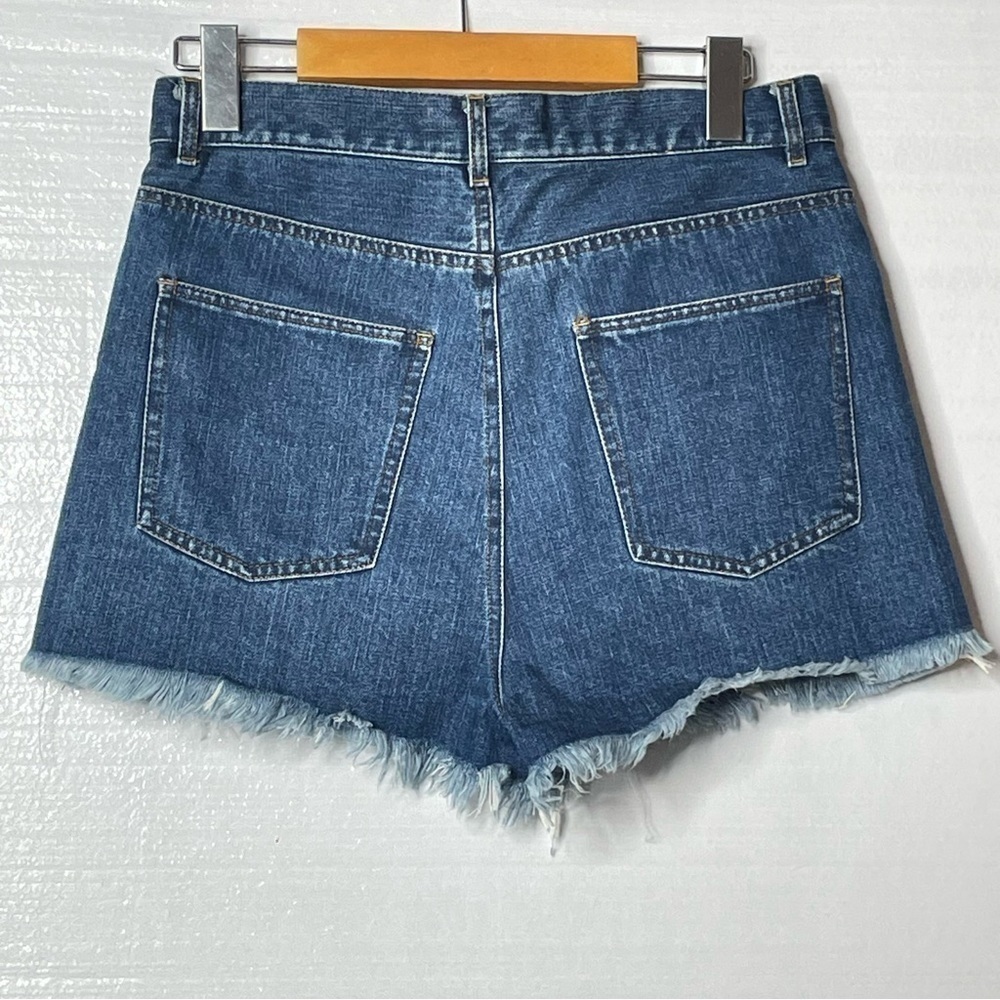 QIU & Yi distress high waist jeans shorts - Picture 6 of 6